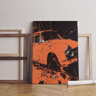 Superbe peinture sur toile décorative de 19,7 po x 27,6 po | 100% toile avec cadre 100% bois (épaisseur: 0,8 x 1,2 pouces) | Parfaite pour le salon, la chambre à coucher ou le bureau, cette œuvre d'art élégante convient à tout espace