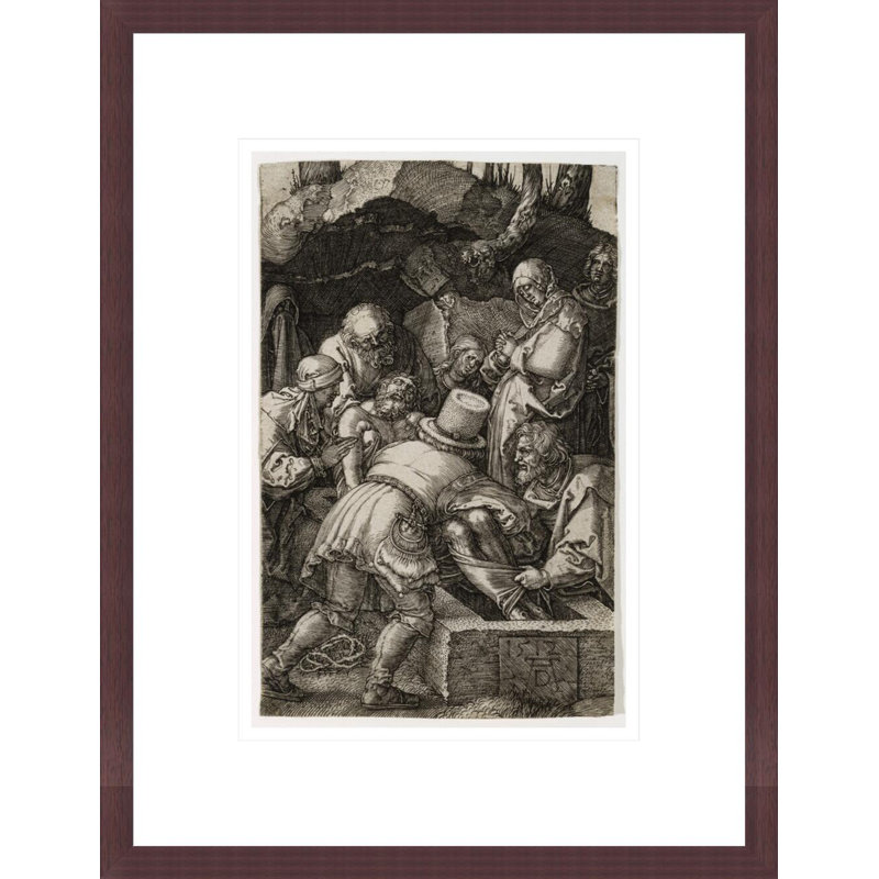 «The Entombment» par Albrecht Dürer, impression giclée sur cadre, H 16,75 po x l 12,91 po