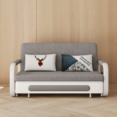 【Multi-Functional Sofa Bed】with Storage, Spacious 2-Seater Sofa Bed | 3-in-1 Sleeper with Latex Mattress (1.28m & 1.58m Sizes), Sturdy Metal Frame(1.28m) Metal Frame, High Load Capacity