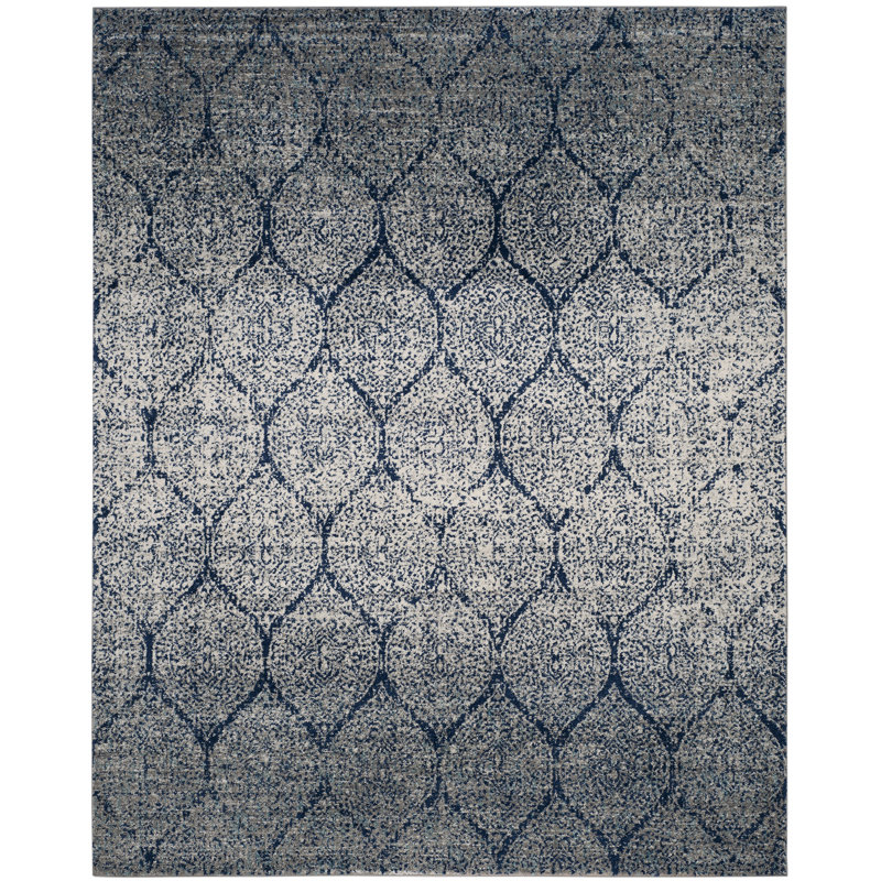Aubrielle Damask Area Rug, Rectangle 155 x 229 cm