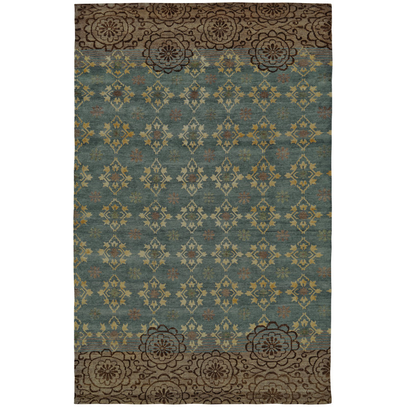 Qing Patchwork Area Rug, Rectangle 7'9" x 9'9"