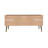 Bradley 63" Mid-Century Modern 4-Shelf TV Stand for TVs up to 60" in Rustic Brown and Yellow-1776817912