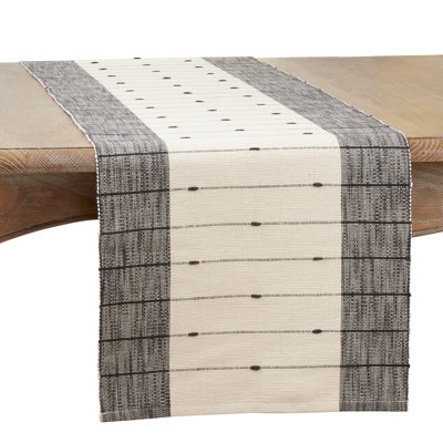 Lincoln Striped 100% Cotton Table Runner