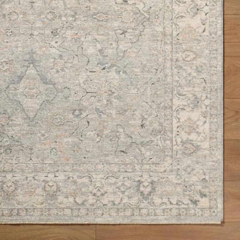 Tapis d'intérieur tissé à la machine Hendrick, Rectangle 5 pi x 7 pi 5 po