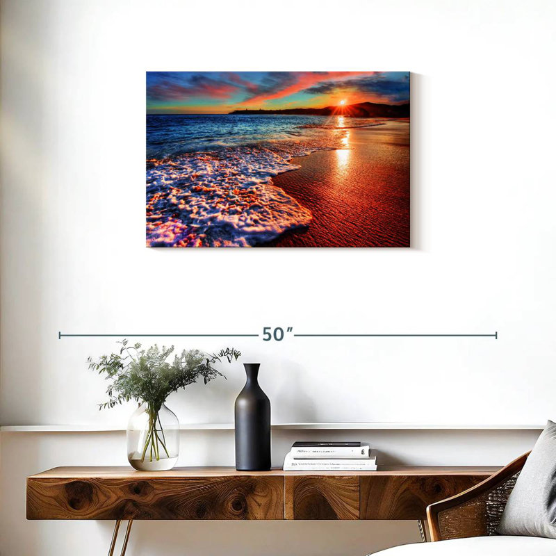 Gillard Coastal Sunset Glow, 20" H x 30" W