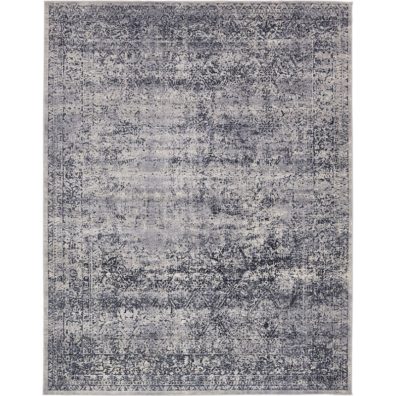 Hand Tufted Striped Indoor Rug, Rectangle 10' x 13'1"