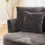Fauteuil demi-tonneau rembourré en chenille-141022765