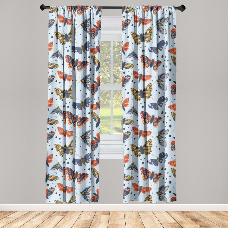 Semi Sheer Curtain Pair, 28" W x 95" H