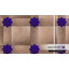 Étoile argile 7 po X 7 po Carreau de porcelaine pour plancher et mur