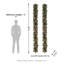 Soperton 9ft Glittered Christmas Garland with Lights and Pinecones