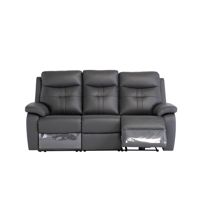 Napoli 3 Seater Electric Reclining Sofa, Charcoal