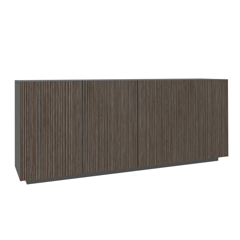 Allare 200cm Sideboard, Grey/Black