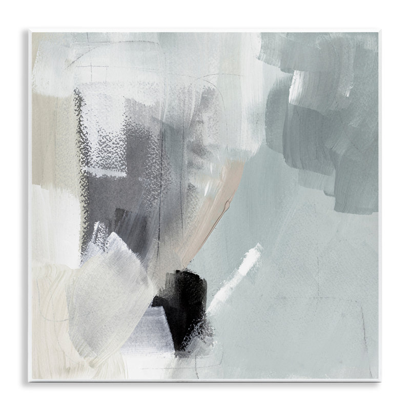 «Quiet In Grays», art mural sur bois par Lanie Loreth