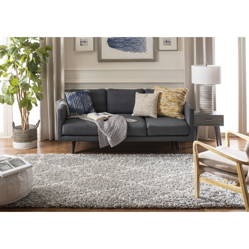 Tapis à poils longs Gafton Pro Lux, Carré 6 pi 7 po