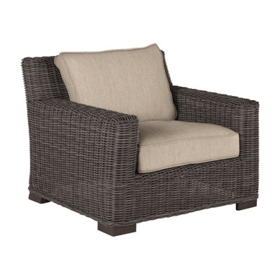Rustic Woven Lounge Chair