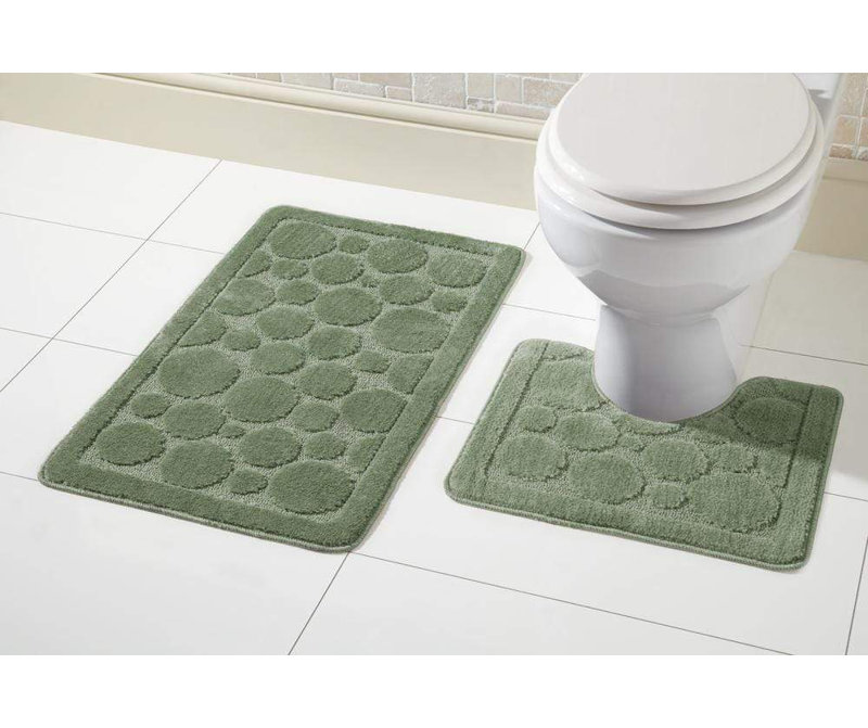 Non-Slip Bath Mat, Green
