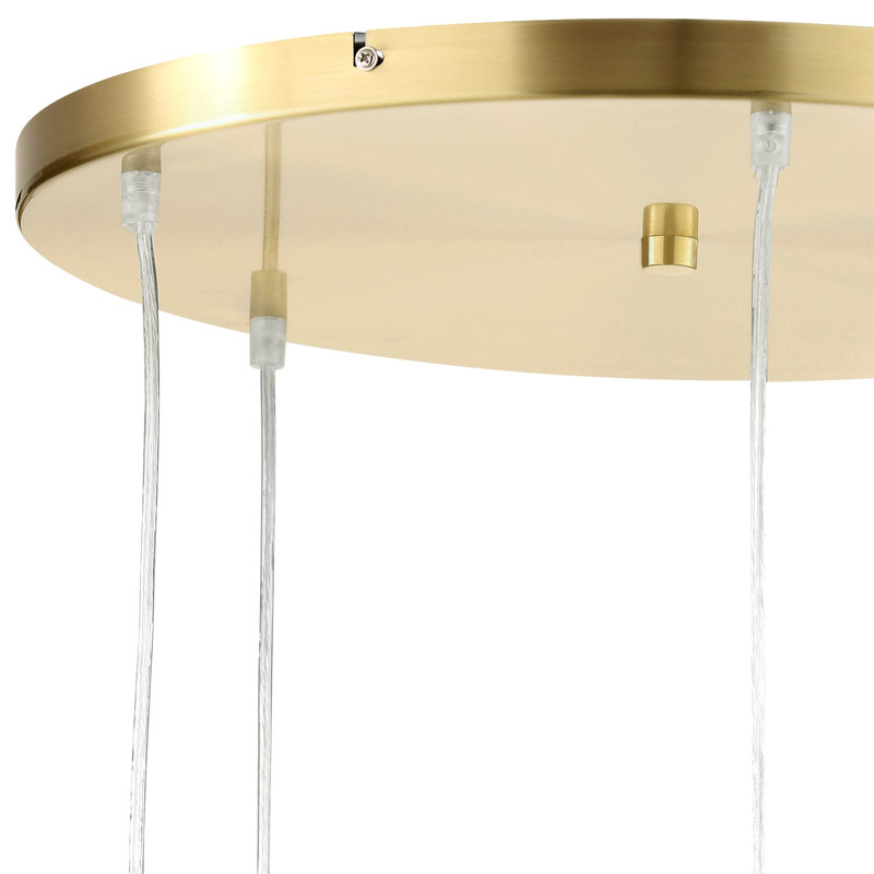 Saundra 5 - Light Gold Cluster Pendant