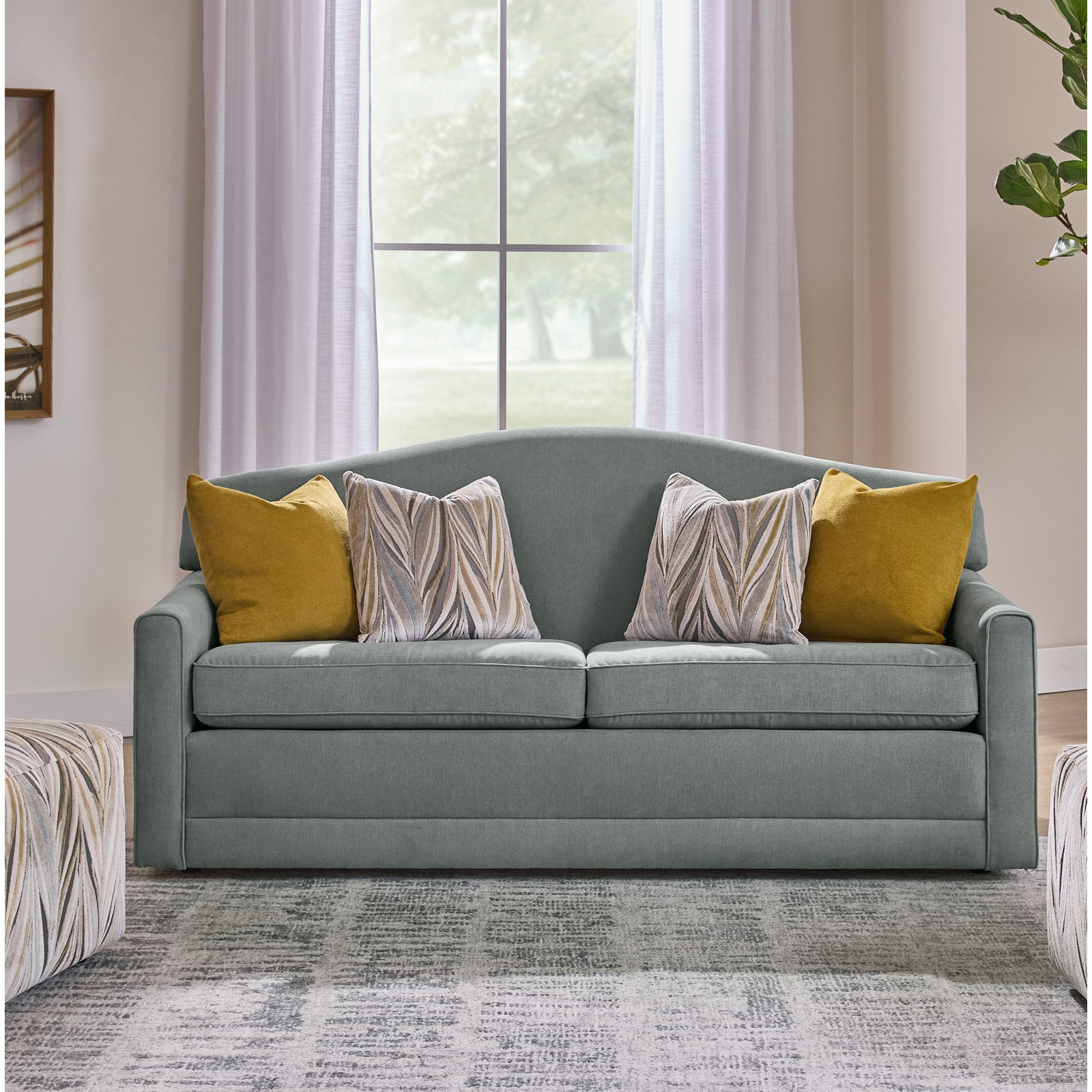 Tillie-2 Seat Sofa, Blue