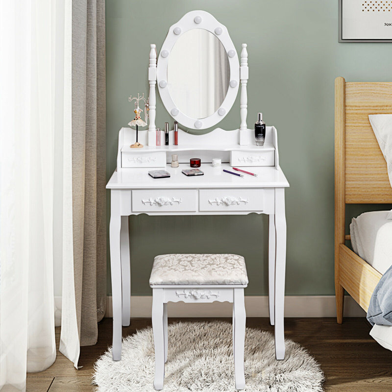 Diorio Dressing Table with Mirror