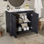 Organisateur de meuble-lavabo avec lavabo en céramique-566454580