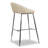 Uzair Upholstered Counter Stool with Metal Frame