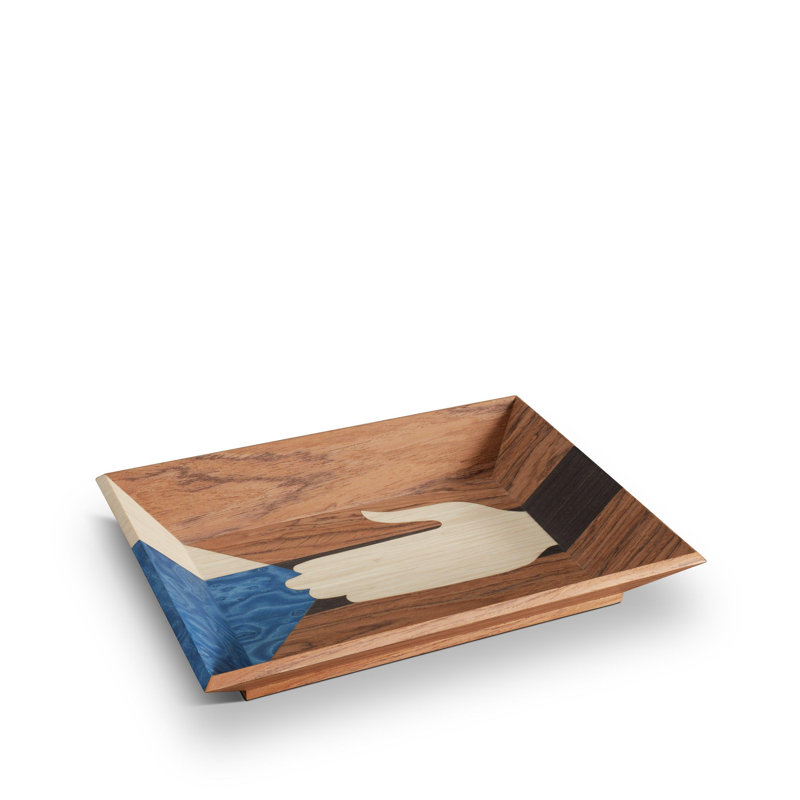 Edgar Decorative Tray, 9.5"Wx6.5"Dx1.5"H, Rectangle