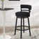 Madrid Swivel Counter & Bar Stool with Metal Base and Footrest
