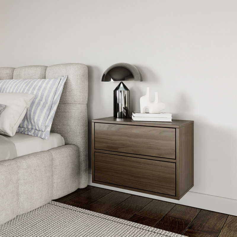 50cm W Manufactured Wood Bedside Table
