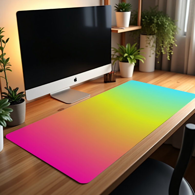 Polyester Desk Pad, 14.4x12.1