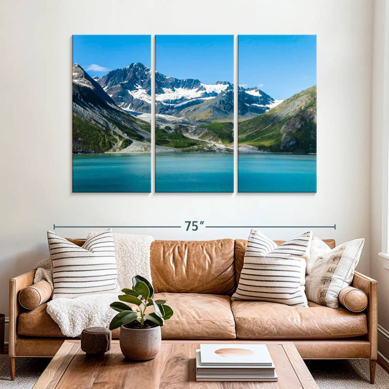 Alvord Blue Waters de Glacier Bay, H 42 po x l 65 po