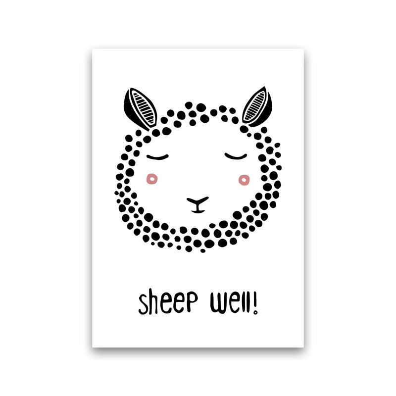Sheep by Miniofmine - Print, Unframed, 42cm H x 30cm W x 1cm D