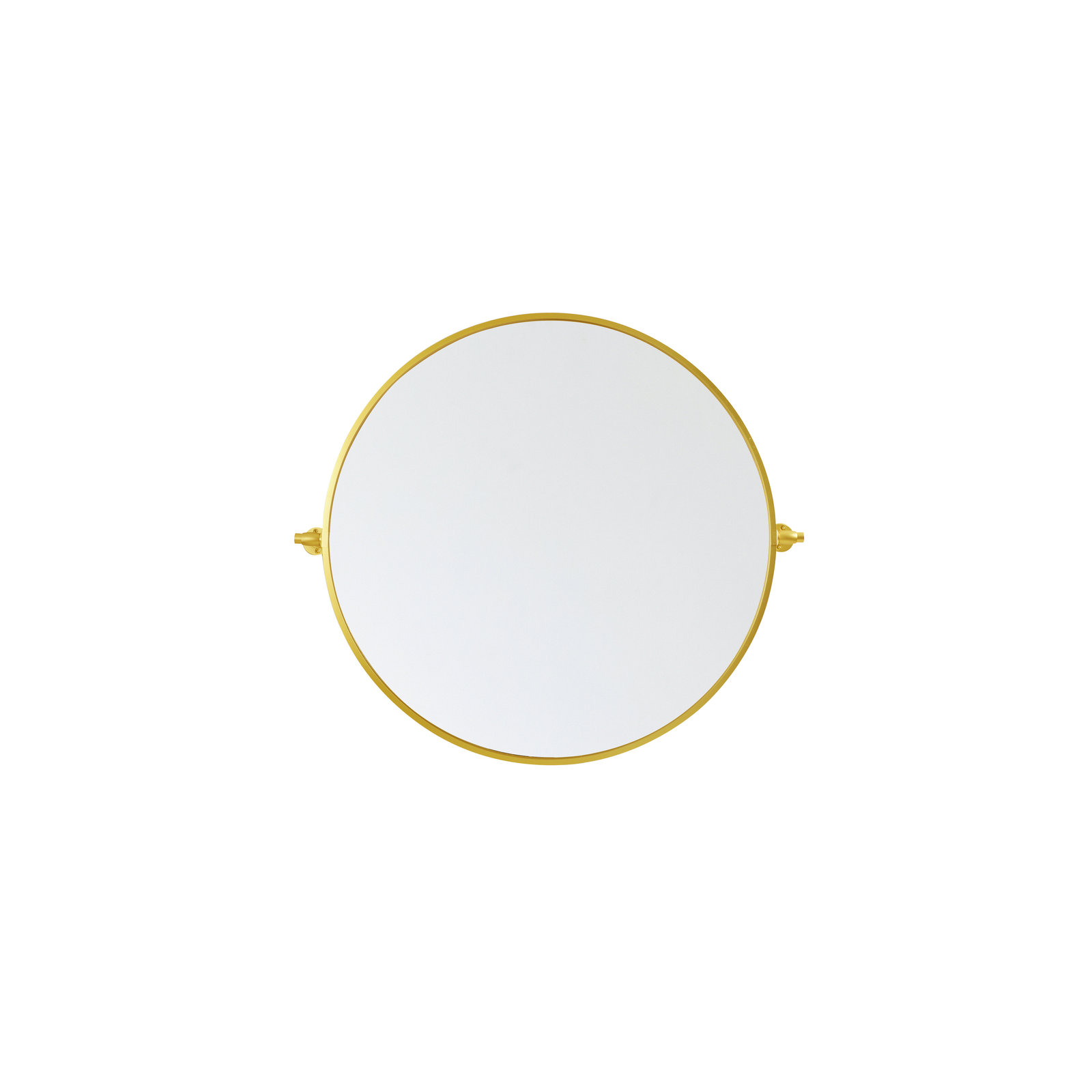 Belfield Metal Wall Mirror, Gold, 30" x 30"