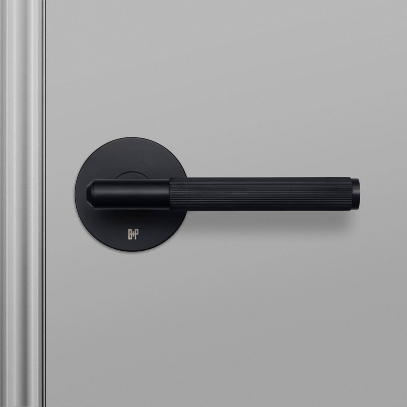 Privacy (Bed & Bath) Door Lever, Welders Black