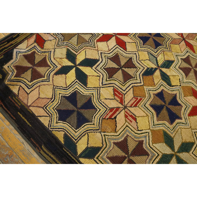 Tapis antique crocheté American Antique
