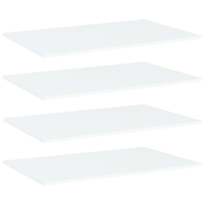 Floating Shelves Wall Shelving Wall Mounted Shelves Display Wall Units, White, 0.6"H x 31.5"W x 19.7"D