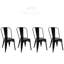 Chaise de patio empilable