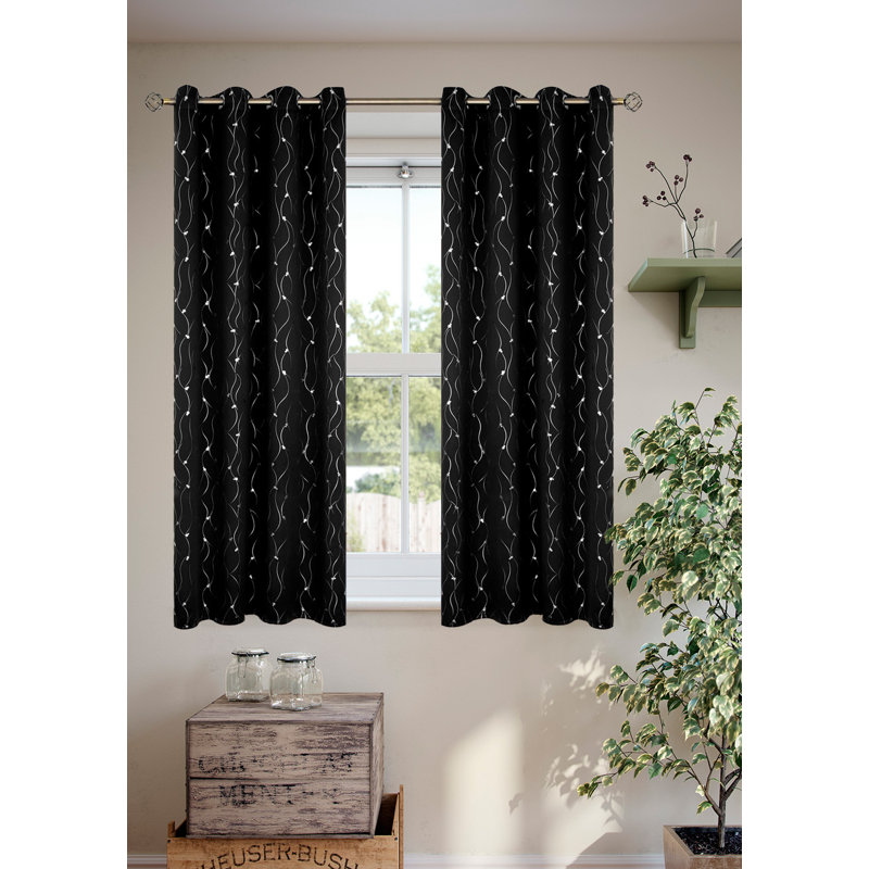 Ensemble de rideaux obscurcissant 2 pièces, L 52 po x L 63 po