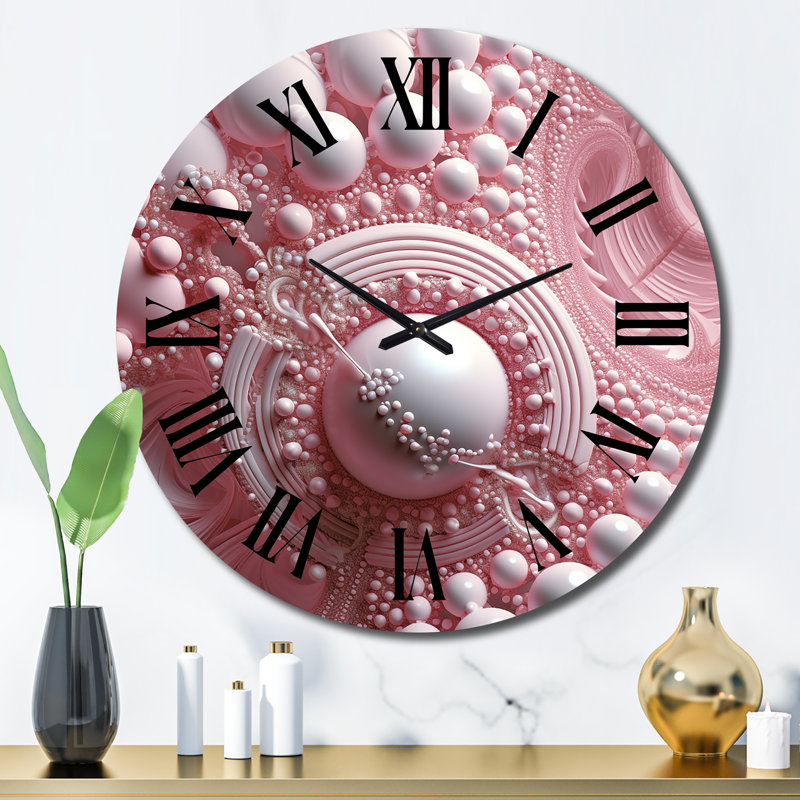 Horloge murale Alien Fractal Space, Grand