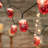 10 Count Red Snowflake Mitten Christmas Light Set 7.5ft Green Wire