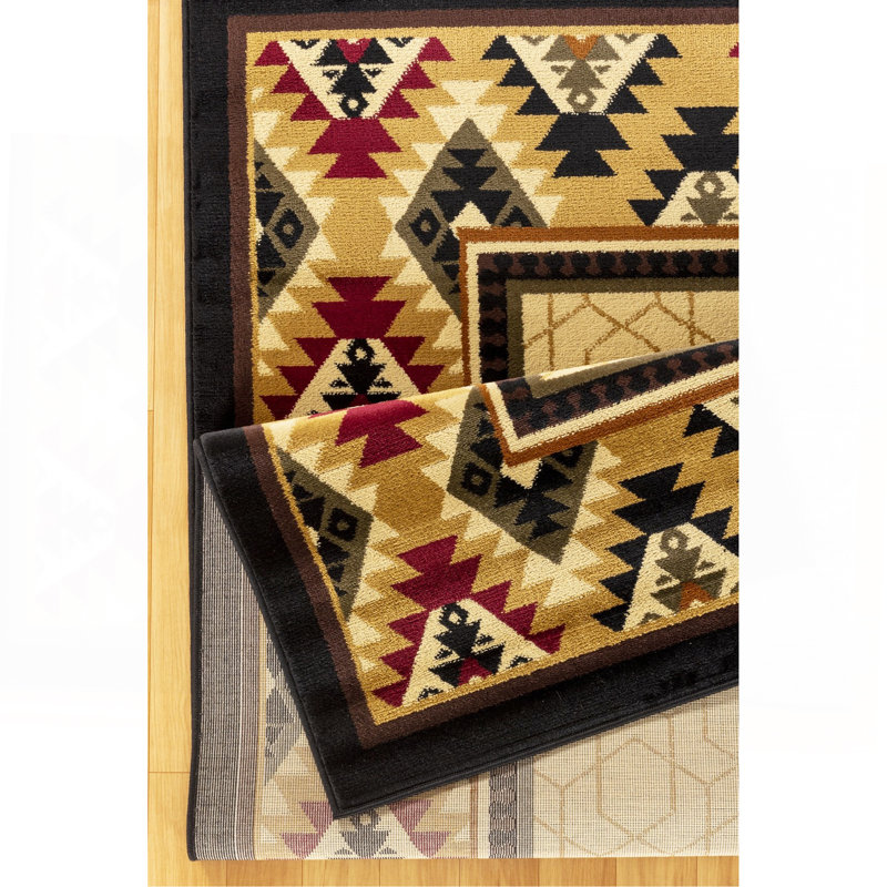 Cream Southwest Area Rug, Rectangle 2' x 3'