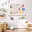 Tableau d'affichage en liège 23 po x 18 po pour babillard et décoration de bureau, chambre à coucher, chambre d'enfant, salle de classe
