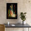 Rocket Symphony Abstract Modern Retro Landscape Nature Wall Art Print 1 Piece Wrapped Canvas Wall Art-2134975642