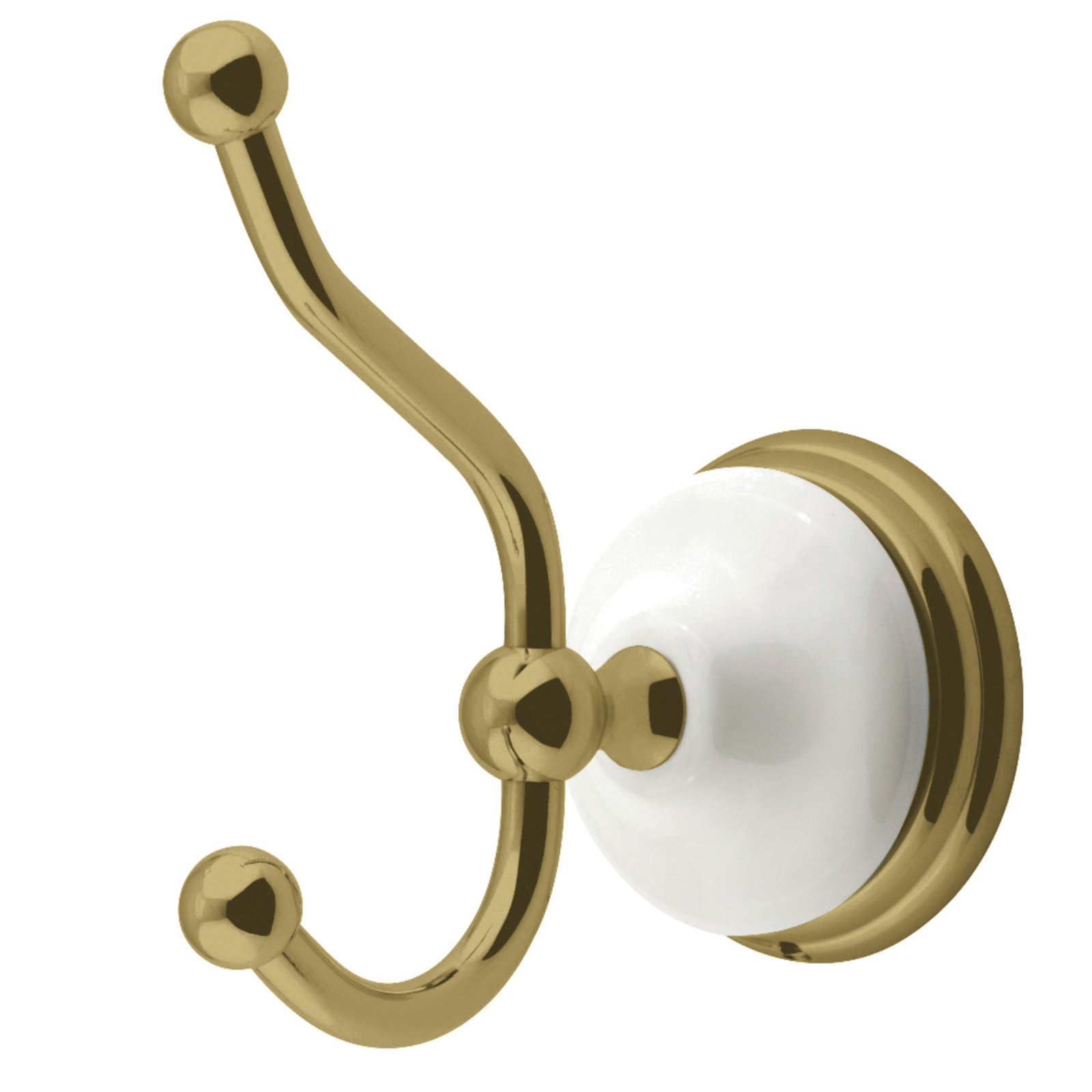 Kingston Brass Victorian Robe Hook, Brushed Brass