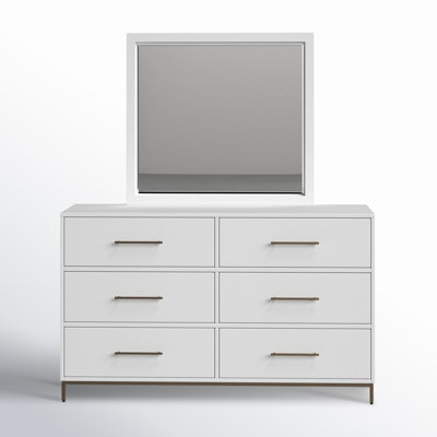 Marino 60'' W Unfinished 6 - Drawer Dresser