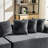 110" Oversized Boneless Sectional Sofa for Living Room, Modern Luxury Plush Chenille 4-Seater Extra Deep & Wide Seat Curved Cloud Couch with 4 Throw Pillows, No Assembly Needed-1286710414