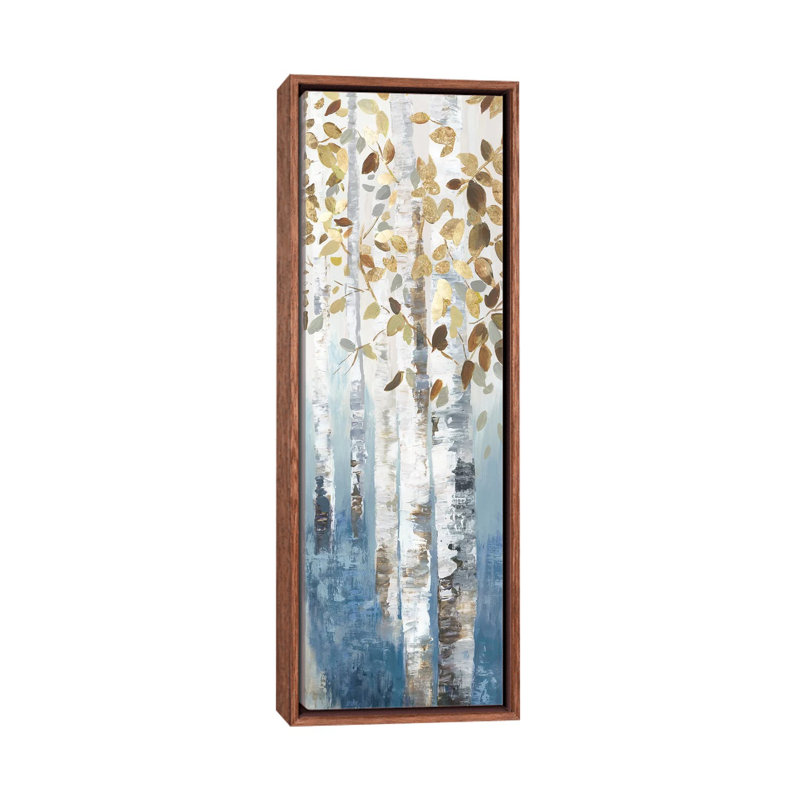 «New Path IV» par Allison Pearce - reproduction d'art, H 36 po x l 12 po x P 1,5 po, Toile avec cadre en bois classique, Non