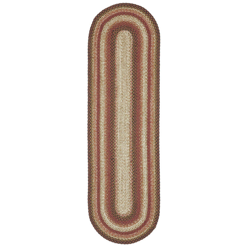 Amadio Geometric Indoor Rug, Oval 1'10" x 6'