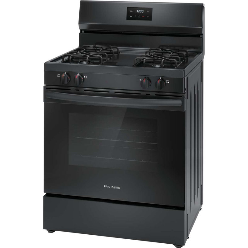 Frigidaire 30" Gas Range, Black