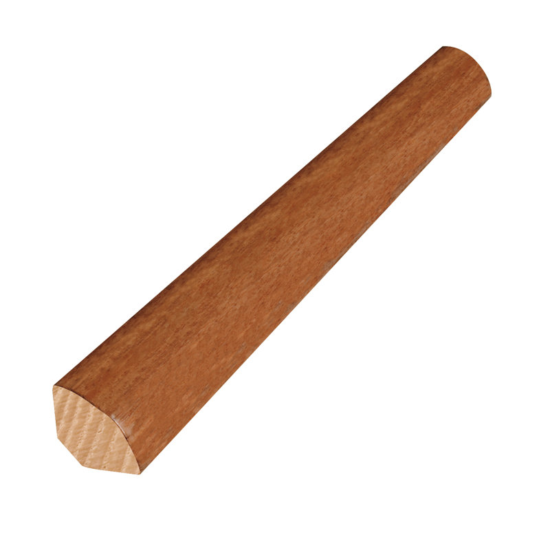 0,75 po x 0,75 po x 84 po, quart de chêne rond en automne