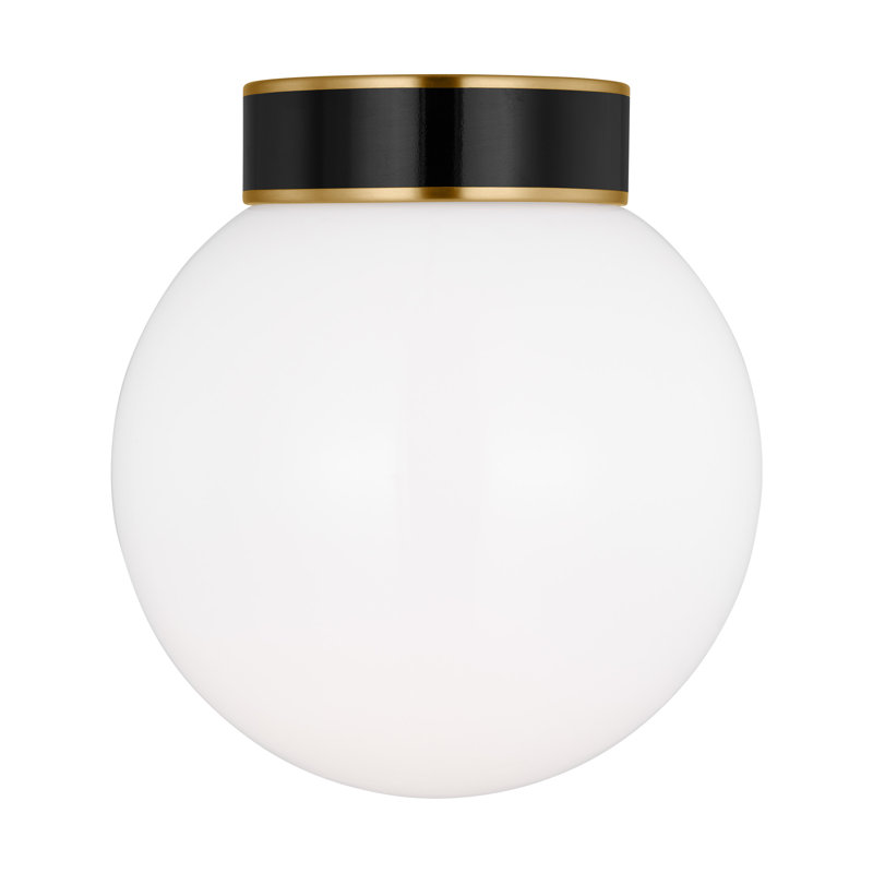 Monroe 1 - Light Flush Mount, Burnished Brass GBK